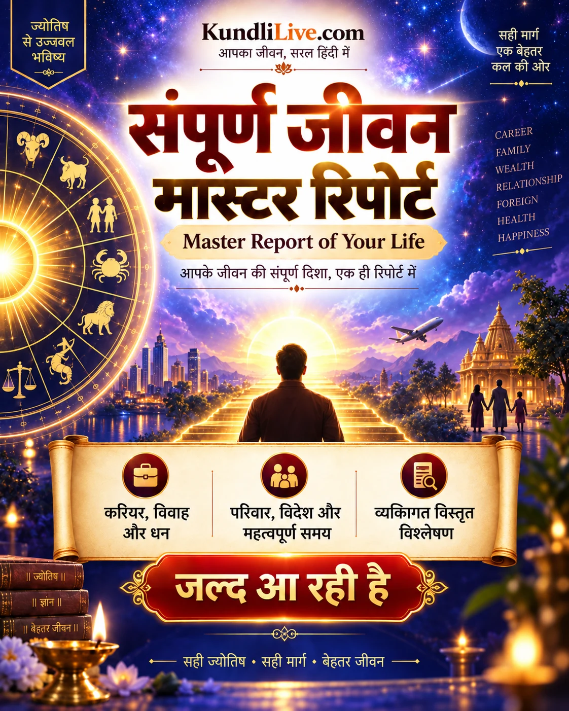 संपूर्ण जीवन मास्टर रिपोर्ट
